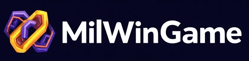 Mil Win Game Logo depicting brand identity for online slot gaming